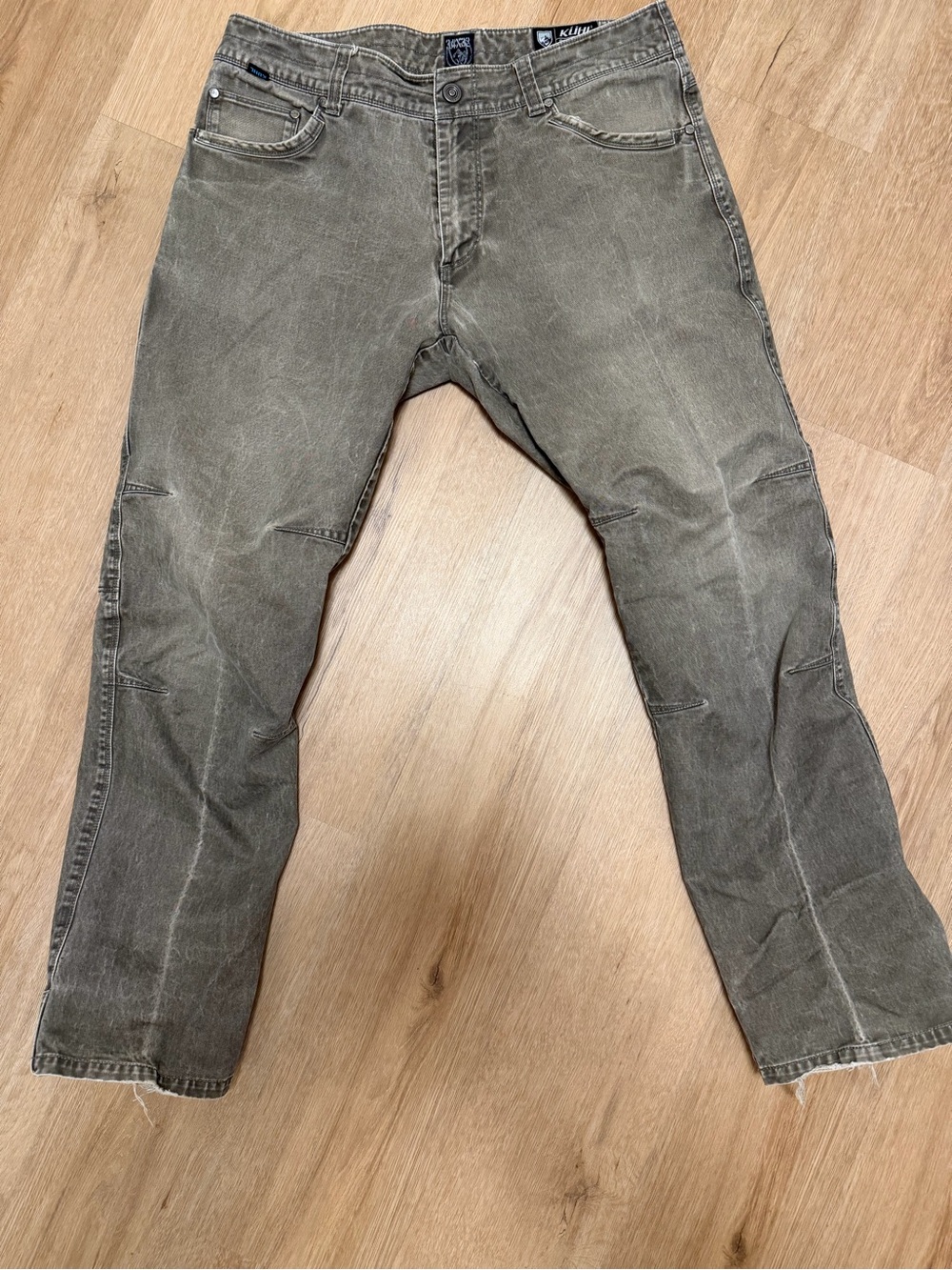 Kuhl Men's Rydr Washed Olive Green Jeans